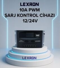 Lexron 10A PWM Şarj Kontrol Cihazı