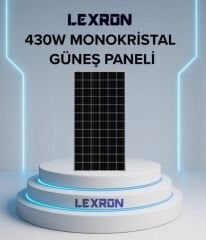 Lexron 430W Monokristal Güneş Paneli