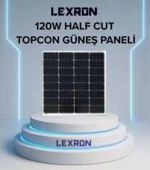Lexron 120W Half - Cut Topcon Güneş Paneli