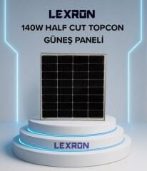 Lexron 140W Half - Cut Topcon Güneş Paneli