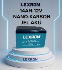 Lexron 14AH-12V Nano-Karbon Jel Akü