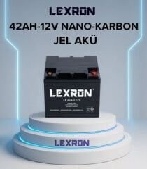 Lexron 42AH-12V Nano-Karbon Jel Akü