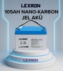 Lexron 105AH-12V Nano-Karbon Jel Akü