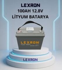 Lexron 100AH 12.8V Lityum Batarya