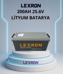 Lexron 200AH 25.6V Lityum Batarya