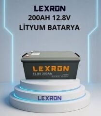 Lexron 200AH 12.8V Lityum Batarya