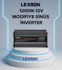 Lexron 1200W-12V Modifiye Sinüs İnverter