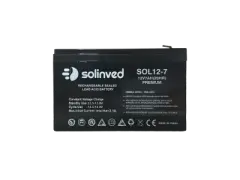 Solinved 12V - 7Ah Ups Ve Alarm Aküsü (Premium)